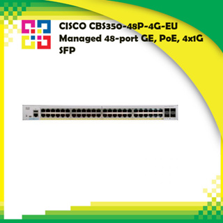CISCO CBS350-48P-4G-EU Managed 48-port GE, PoE, 4x1G SFP