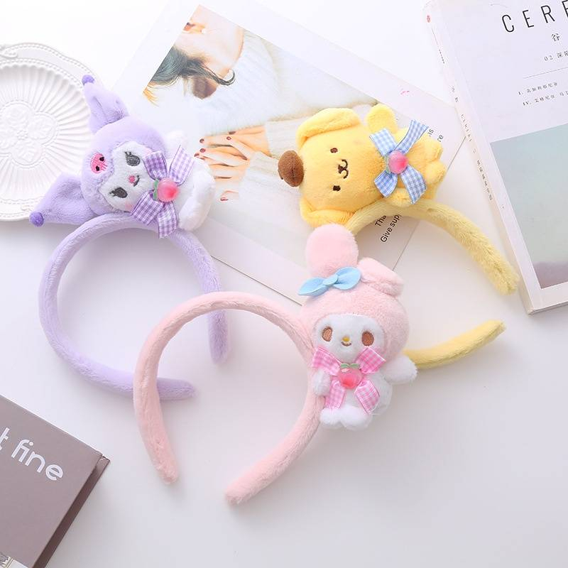 ใหม่-ที่คาดผม-sanrio-ที่คาดผมตุ๊กตาตัวใหญ่น่ารัก-พร้อมส่งจากไททย