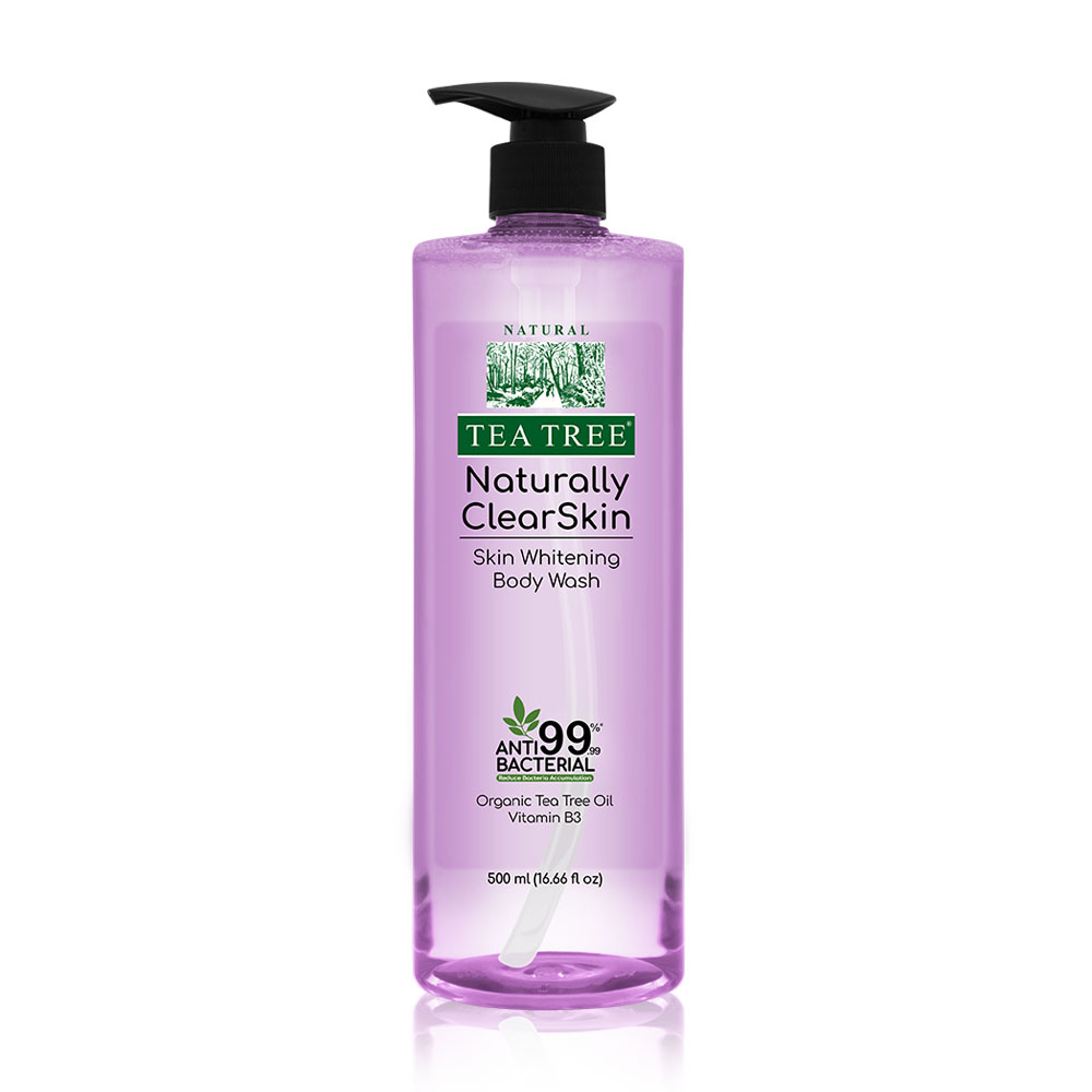 ที ทรี เจลอาบน้ำ Tea Tree Naturally ClearSkin Wash ครีมอาบน้ำ 500 ml ...