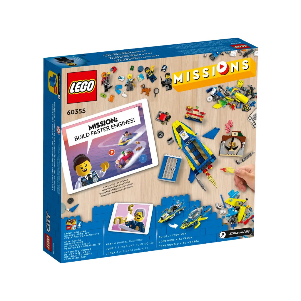 lego-city-60355-water-police-detective-missions-เลโก้ใหม่-ของแท้-กล่องสวย-พร้อมส่ง