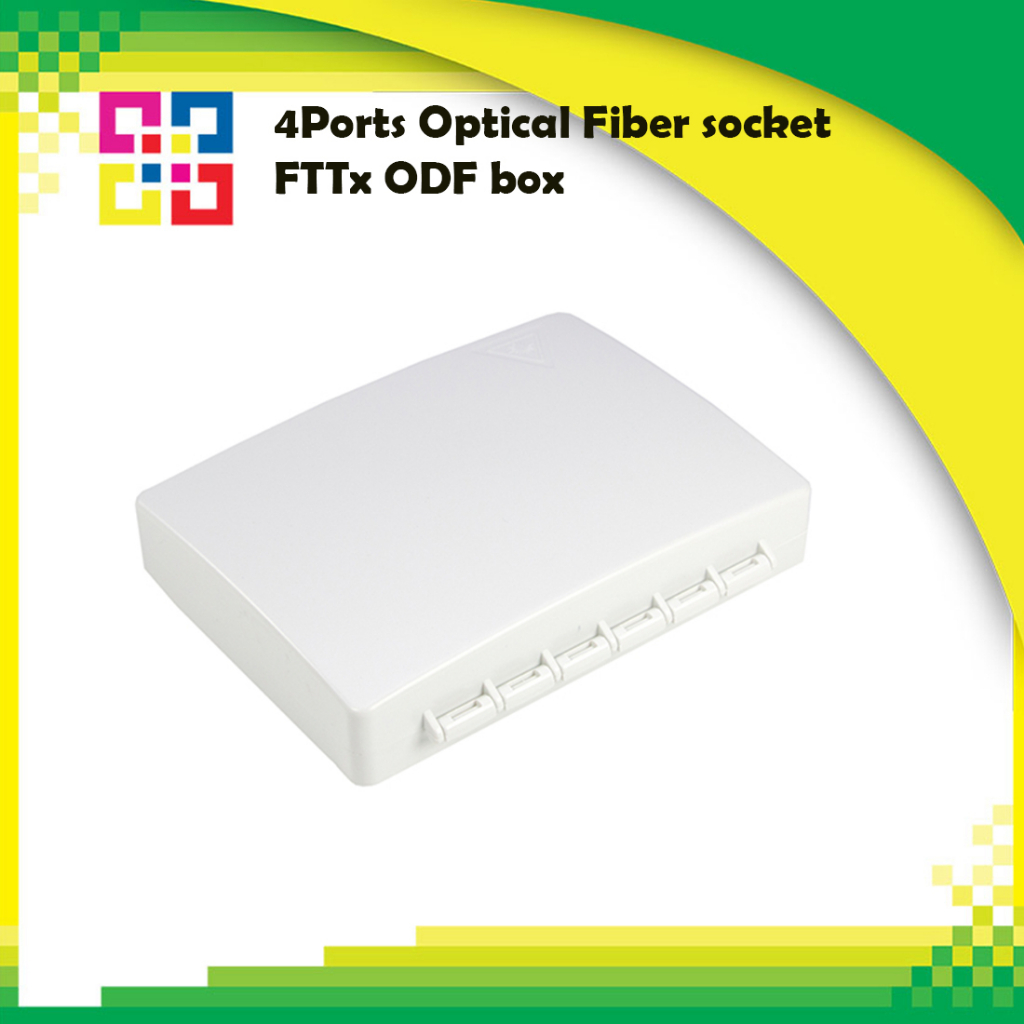 4ports-optical-fiber-socket-fttx-odf-box-กล่องเปล่า