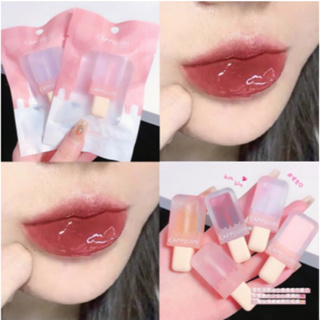 ลิปไอติม ลิปกลอส น้องใหม่มาแรง CAPUVIVI มี 5 เฉดสีให้เลือกค่ะ สินค้ามีพร้อมส่ง