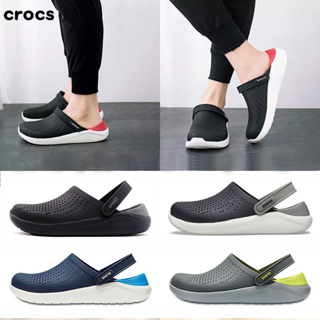 ของแท้ Crocs LiteRide Clog รองเท้าแตะ รองเท้าลำลองผู้ใหญ่ รองเท้าผู้ใหญ่ รองเท้าหัวโต รองเท้าแตะราคาถูก