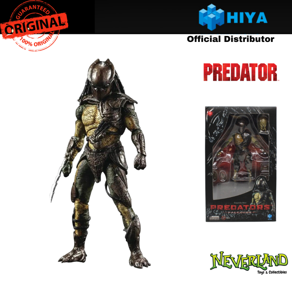 Hiya Toys PREDATORS Falconer Predator Action Figure Exquisite Mini