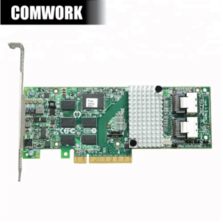 การ์ด RAID LSI MegaRAID 9261-8i SATA SAS CONTROLLER SSD HDD 6G PCIe X8 RAID สาย Mini-SAS SFF-8087