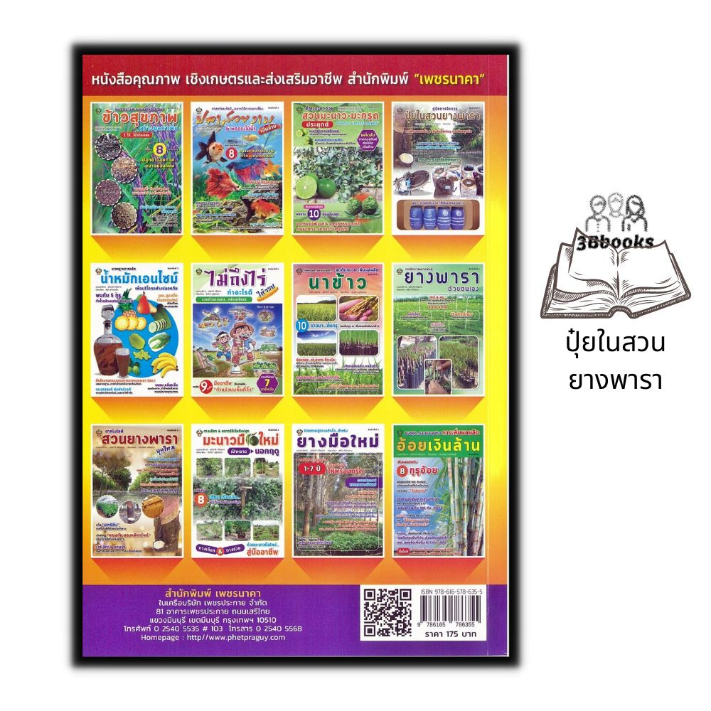 หนังสือ-คู่มือการจัดการปุ๋ยในสวนยางพารา-การเกษตร-สวนยาง-ยางพารา-การผลิตปุ๋ย-การปลูกยางพารา