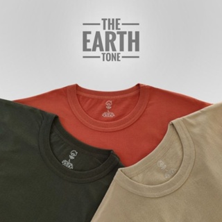 ภาพหน้าปกสินค้าTHE Earth tone เสื้อยืดมีกระเป๋า ผ้า Cotton 100% ทอพิเศษเกรด Comb นิ่มใส่สบายที่สุด 😎 ที่เกี่ยวข้อง