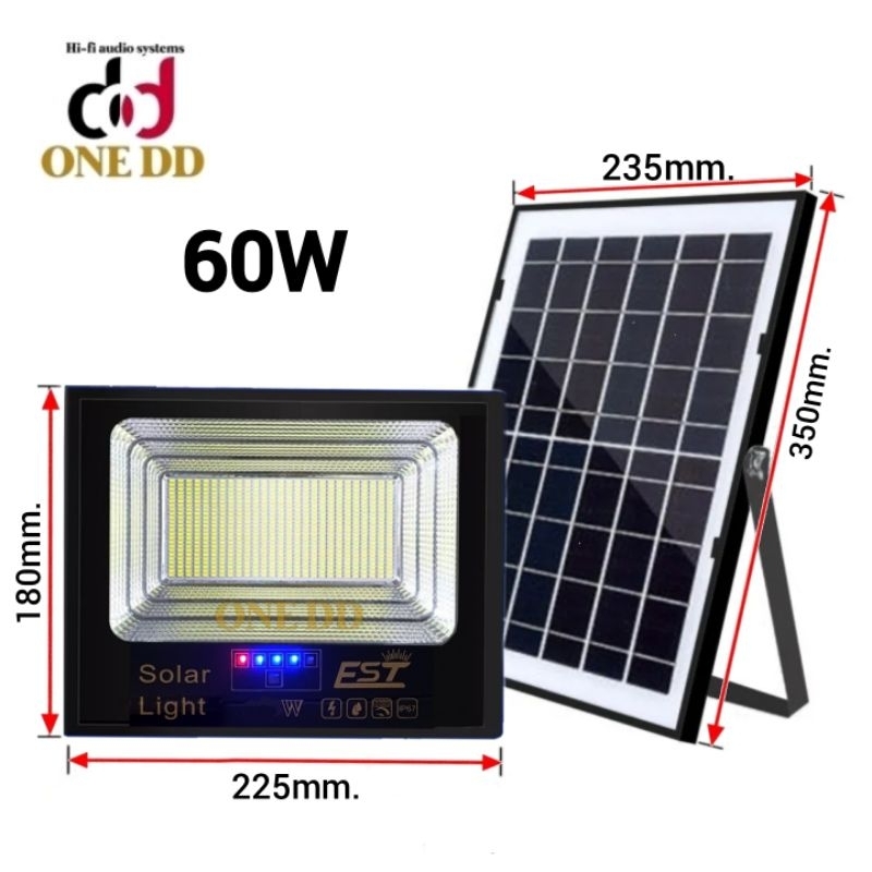 ไฟสปอร์ตไลท์โซล่าเซลล์ อีสตาร์ ESTAR Solar Light 60W 100W 200W 400W ...