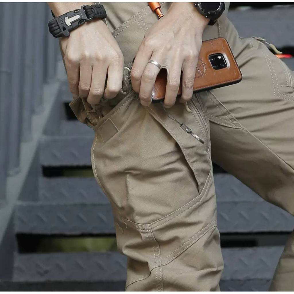 militar-tactical-cargo-outdoors-กางเกงผู้ชายix9ผ้ายึดใส่สบาย-กางเกงสำหรับต่อสู้-swat-armyกางเกงยุทธวิธี