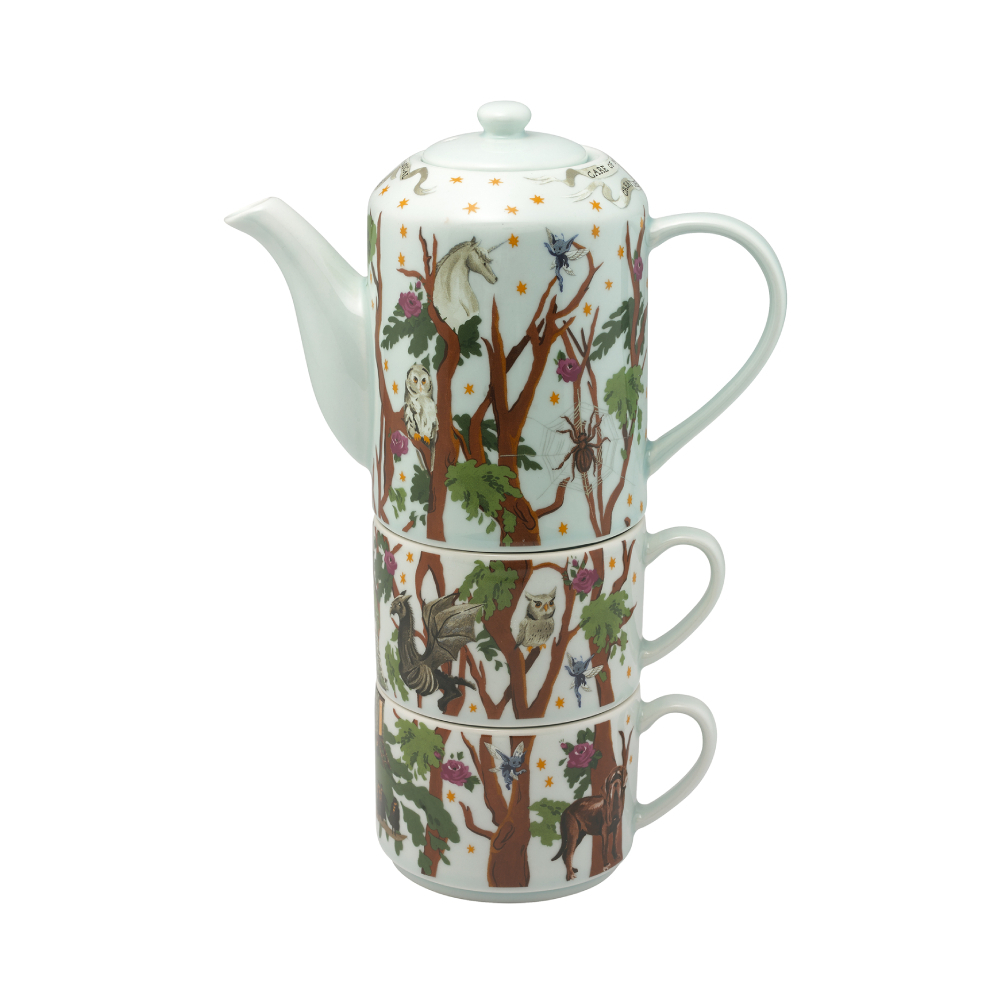 Cath Kidston Boxed Tea For Two Forbidden Forest Green Shopee Thailand