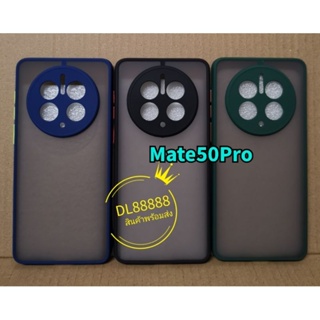 ✨พร้​อมส่งใน🇹🇭✨เคสขอบนิ่มหลังแข็งขุ่นคลุมกล้อง For Huawei Mate 50 Pro / Mate50Pro / Mate50