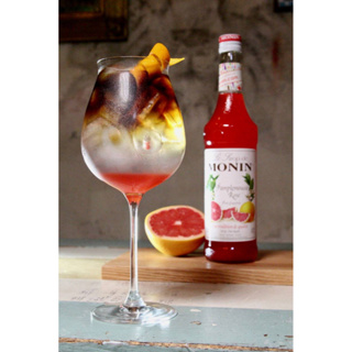 (KoffeeHouse) น้ำเชื่อม MONIN กลิ่น “Pink Grapefruit” โมนิน ไซรัปส้มโอสีชมพู Monin Pink Grapefruit Syrup บรรจุขวด 700 ml