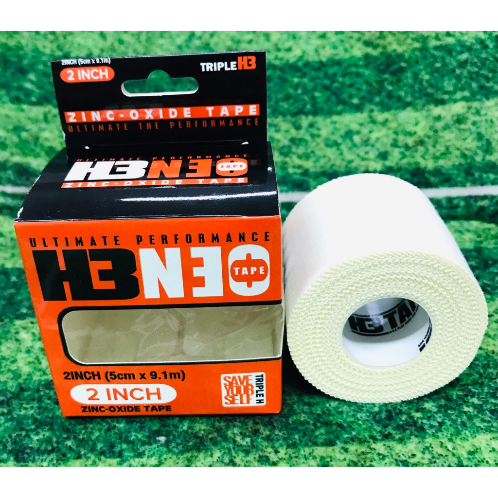 h3-fit-tape-เทปล็อค-2-นิ้ว-ชนิด-zinc-oxide-tape-เทปผ้าทางการกีฬา-ขนาดความกว้าง-2-นิ้ว-ยาว-9-1-เมตร-เทปผ้าทางการกีฬาและการแพทย์-ชนิด-zinc-oxide-tape-ใช้เป็นตัวช่วยการเคลื่อนไหวของข้อต่างๆ-สามารถใช้ได้โ