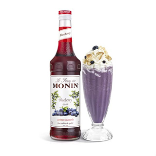 (WAFFLE) โมนิน ไซรัปบลูเบอร์รี่ บรรจุขวด 700 ml. MONIN Blueberry Syrup 700 ml. น้ำเชื่อม MONIN กลิ่น “ Blueberry”