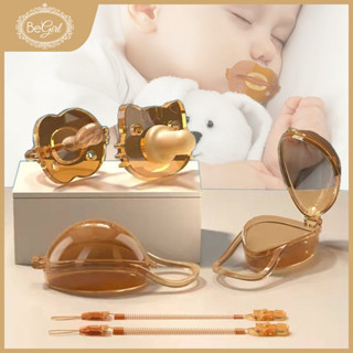 【Begirl】จุกนมหลอกเด็ก Baby Pacifier จุกหลอก จุกหลอกซิลิโคน ฟรีกล่อง จุกนมหลอก จุกหลอกกลางวันและกลางคืน