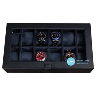 กล่องนาฬิกา 12 เรือน หมอน 2in1 หมอนนาฬิกาสำหรับคนข้อมือเล็ก กล่องสะสมนาฬิกา กล่องใส่นาฬิกา CHARANYA Watch box
