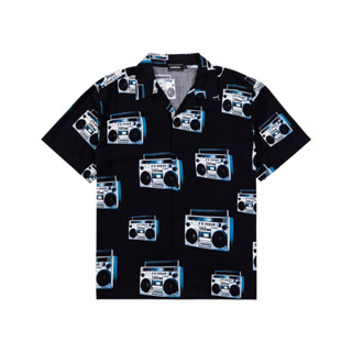 CARNIVAL CNVFW22HW001BK/13 FW22 BOOMBOX HAWAII SHIRT BLACK