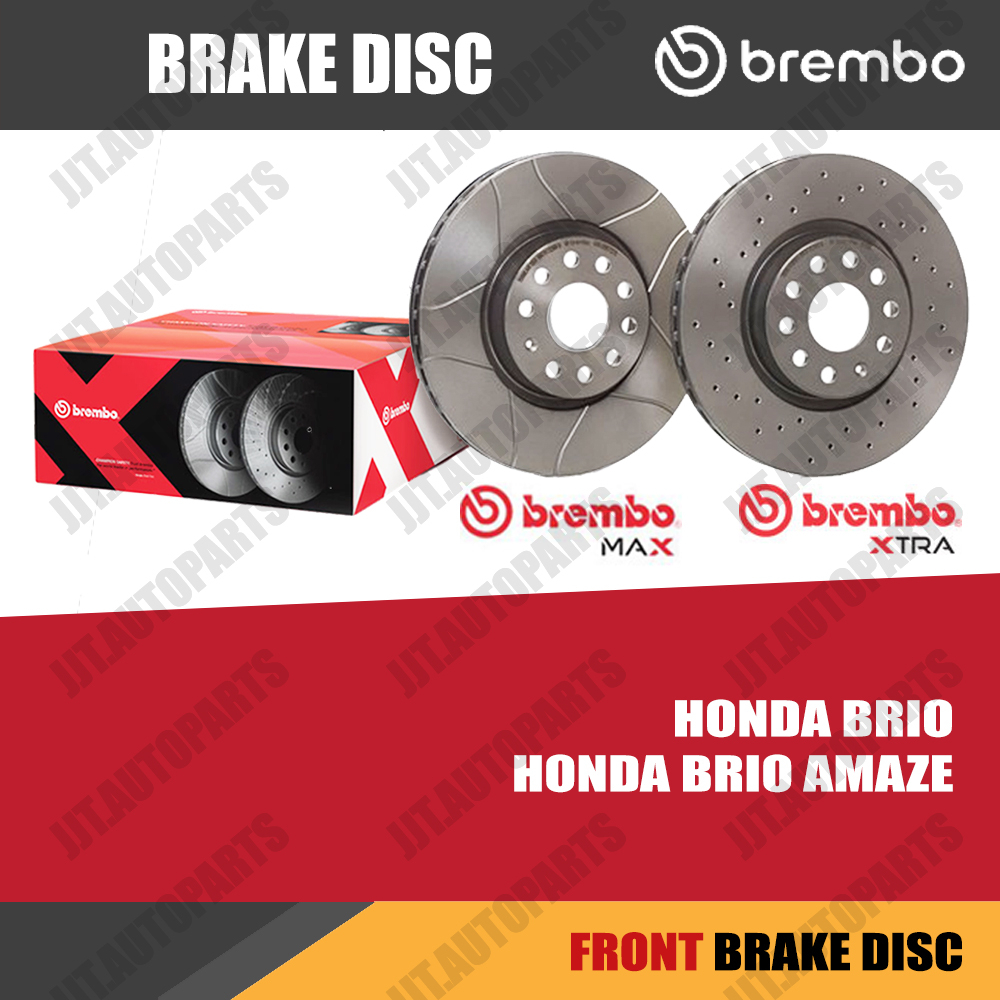 Brembo จานเบรค เซาะร่อง เจาะรู HONDA BRIO, HONDA BRIO AMAZE ฮอนด้า บรี