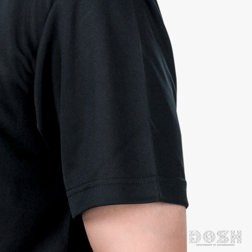 dosh-menst-shirts-batman-เสื้อยืดคอกลม-ผ้าโพลีเอสเตอร์-รุ่นfbmt5284-bl