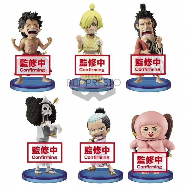 one-piece-world-collectable-figure-wano-country-vol-3-วันพีช-วาโนะ-ลูฟี่-ซันจิ-คินเอม่อน-บรู๊ค-โมโมโนะสุเกะ-ชิ