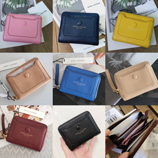 🎀 (สด-ผ่อน) กระเป๋าสตางค์ ใส่บัตร ใส่เหรียญ สีแดง M0013054 Womens Coin Case ZIP CARD CASE