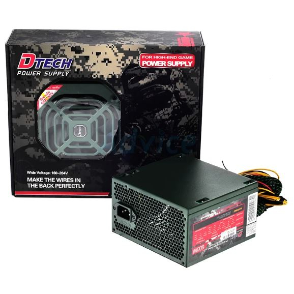 power-supply-อุปกรณ์จ่ายไฟ-600w-full-dtech-pw008-ใช้งานปกติ