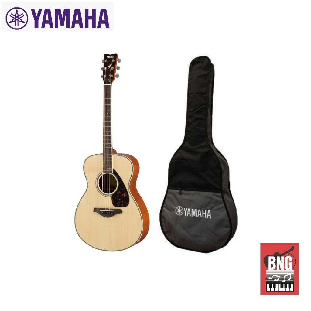 yamaha-fs820-กีตาร์โปร่ง-ยามาฮ่า-เสียงดี-สดใส-ดังกังวาน-ไม้หน้าแท้-แถมกระเป๋า-yamaha