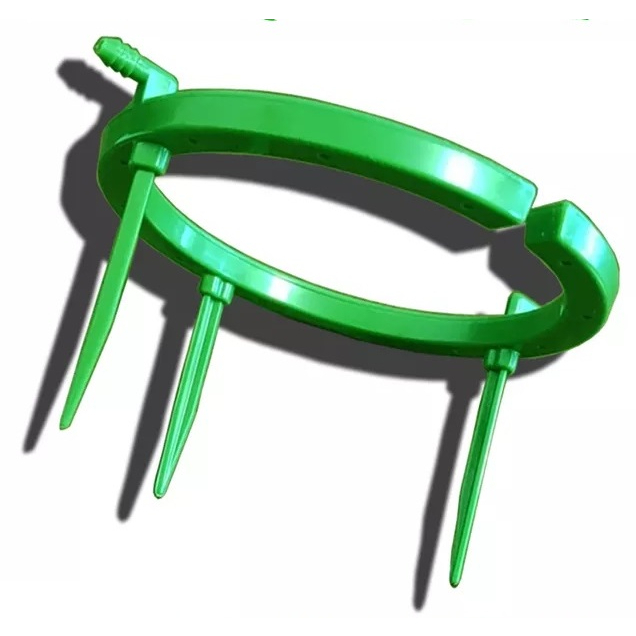 ถาดรดน้ำ กระถาง Drip Cap ขนาด 6 นิ้ว / 8 นิ้ว พร้อมตัวรัดสาย 2 ตัว Grow