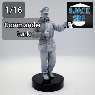 1/16 commander Tank ทหาร ผบ.รถถัง เยอรมัน ฟิกเกอร์ เรซิ่น