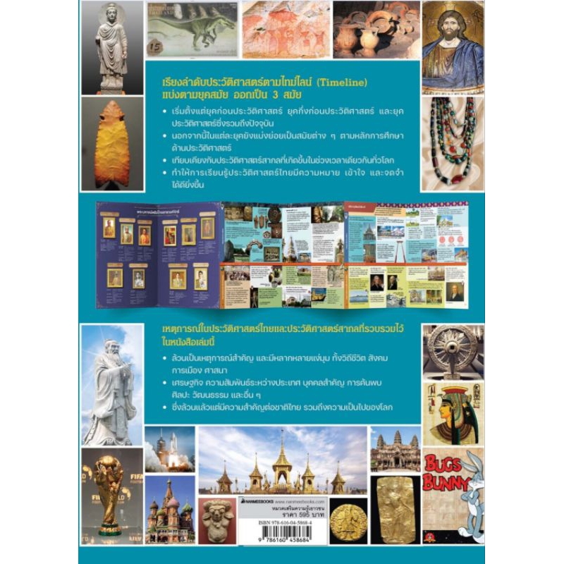 nanmeebooks-timeline-ประวัติศาสตร์ไทย-มองไกลประวัติศาสตร์โลก-timeline-ย้อนรอยประวัติศาสตร์โลก-ปกแข็ง