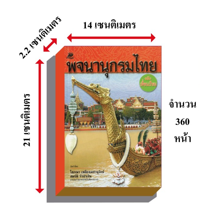 หนังสือ-พจนานุกรมไทย-ฉบับเพื่อนเรียน-ภูมิปัญญา