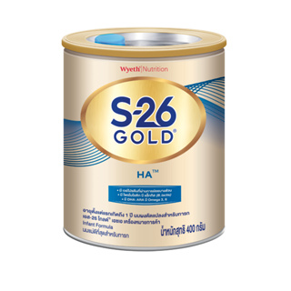 ภาพขนาดย่อของภาพหน้าปกสินค้าS-26 GOLD HA 400g นมผง เอส-26 โกลด์ เอชเอ 400กรัม จากร้าน s26_progress_gold บน Shopee