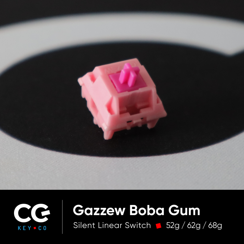 gazzew-boba-gum-slient-linear-switch-rgb-bobagum-สวิตช์-แสงลอด-จังหวะเดียว-หนึ่งจังหวะ-เงียบ-เงียบที่สุด-คีย์บอร์ด