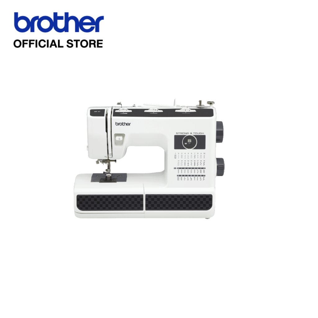 brother-hf37-sewing-machine-จักรเย็บผ้าไฟฟ้าเอนกประสงค์-มี-37-ลายเย็บ-สำหรับการเย็บผ้าทั่วไป-ผ้ายีนส์-และการเย็บผ้าปริมาณมาก-การรับประกัน-1-ปี