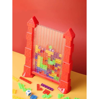 บล็อกตัวต่อ Tetris 3D ตัวต่อของเล่นเด็ก  ของเล่นเสริมพัฒนาการ ของเล่นเสริมทักษะ การเรียนรู้สี รูปร่าง
