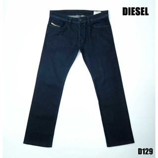 ยีนส์ Diesel เอว 34-35 สีเข้ม ผ้ายืดนิดๆ ขากระบอกเล็ก Made in Italy