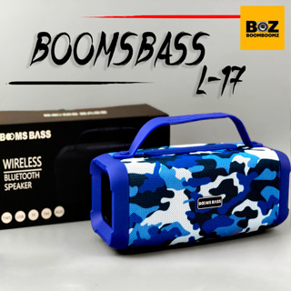 ภาพหน้าปกสินค้าBOOMSBASS L17 ลำโพงบลูทูธแบรนด์แท้100%🔊ลำโพงยอดฮิตคุณภาพดี เสียงดีฟังก์ชั่นครบ สามารถเชื่อมต่อ 2ตัวพร้อมกันได้ ซึ่งคุณอาจชอบสินค้านี้