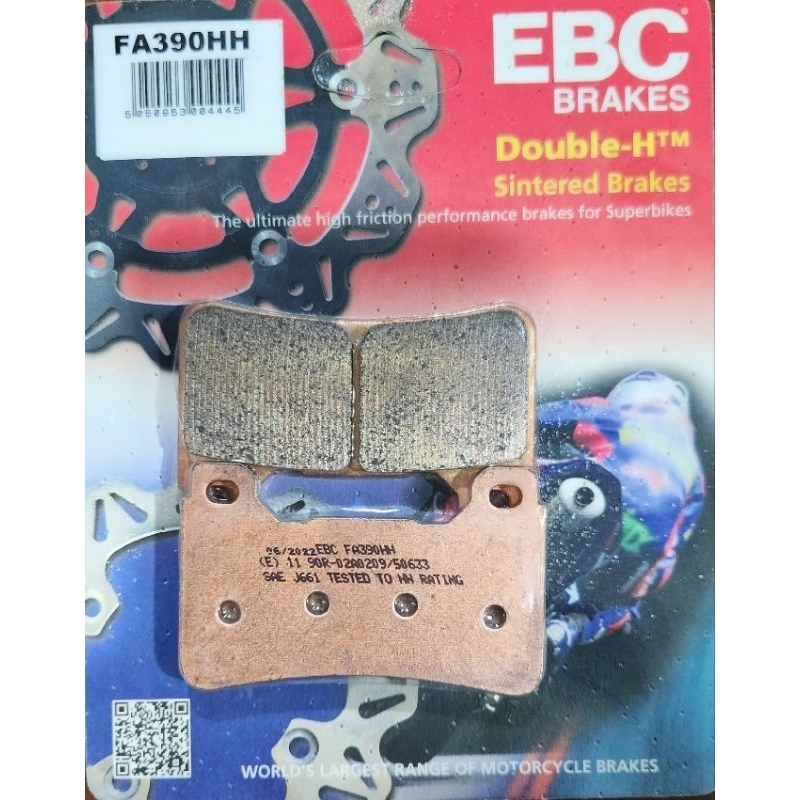 ผ้าเบรค-ebc-brakes-รุ่น-hh-sintered-ผ้าเบรคหน้า-honda-cbr1000-ปี-04-16-cb1000-ปี-09-15-cbr600-ปี-05-16