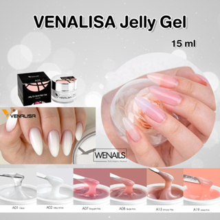 ภาพหน้าปกสินค้าVenalisa Jelly gel สีใส 30 ml เจลต่อเล็บแบบกระปุก ไม่ร้อนหน้าเล็บ กาวติดอะไหล่ ทำลายนูน ซึ่งคุณอาจชอบสินค้านี้