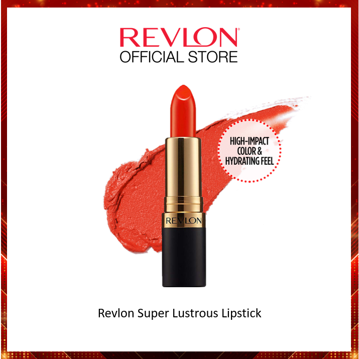ภาพหน้าปกสินค้าRevlon Super Lustrous Lipstick เรฟลอน ซุปเปอร์ลัสทรัส ลิปสติก (ลิปสติกเรฟลอน ,  , ลิปสีอิฐ , เครื่องสำอาง) จากร้าน revlon_officialshop บน Shopee