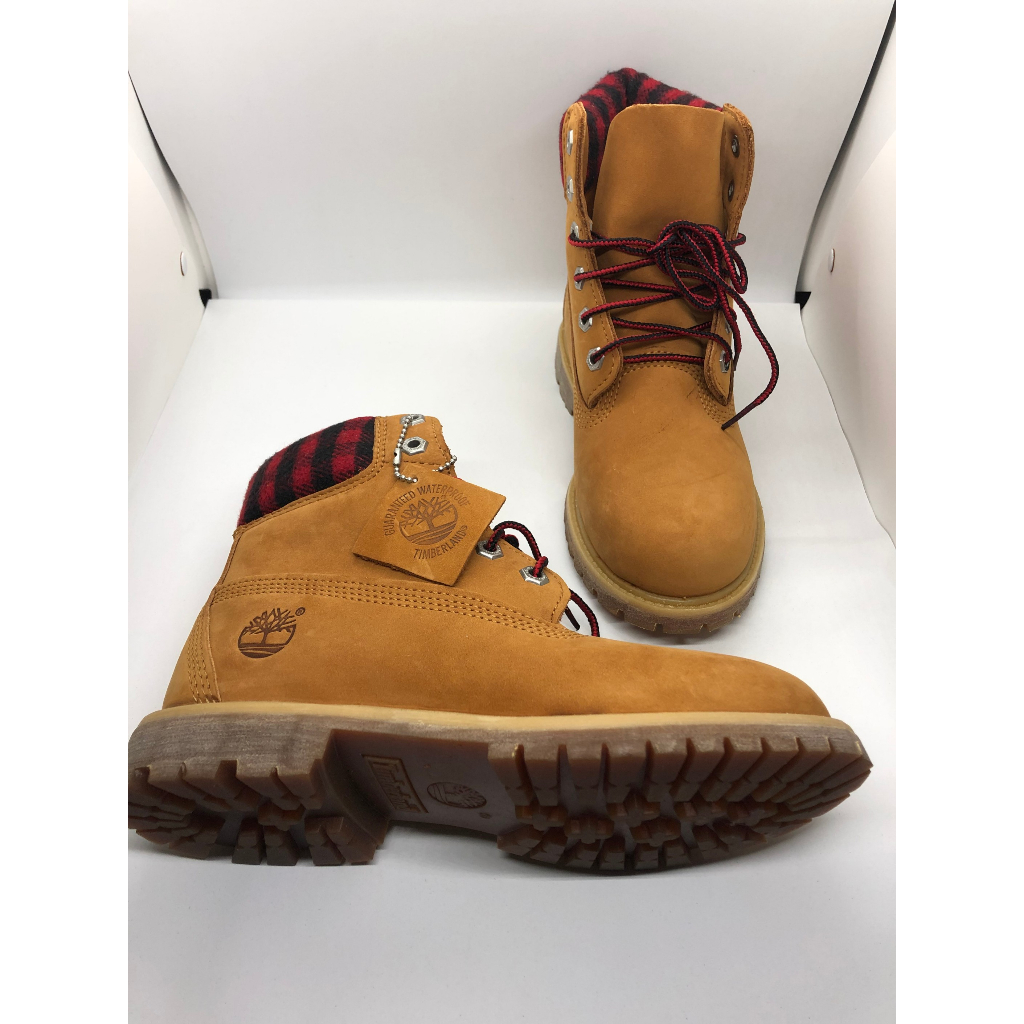 Plaid timberland boots deals