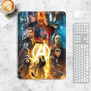 The Avengers เคส iPad 10.2 gen 7/8/9 2022 pro11 gen10 เคสไอแพด air 1/2/3/4/5 mini6 เคสซิลิโคน มีที่ใส่ปากกา marvel case