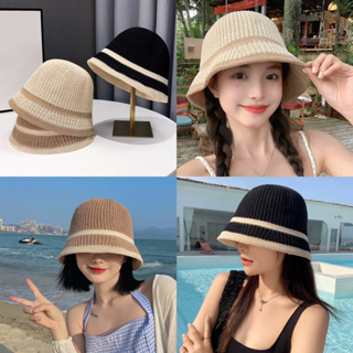 สินค้า (ZL) หมวกบักเก็ตเชือกถัก ใส่เที่ยวชายหาด