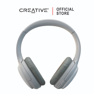 CREATIVE Zen Hybrid (White) หูฟังไร้สาย(สีขาว)แบบ Over-ear มาพร้อมกับ Hybrid Active Noise Cancellation ตัดเสียงรบกวน