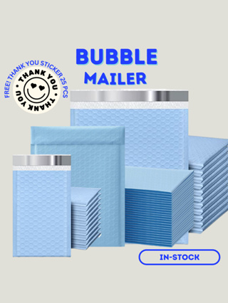 (แพค 25-50 ซอง)  ซองบับเบิ้ล Pastel Blue ซองกันกระแทก ซองพาสเทล Bubble Mailers