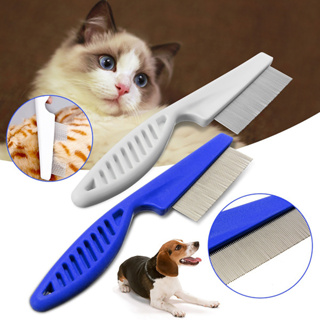 ภาพหน้าปกสินค้าPota Pet Dog Cat Teeth Brush Grooming Fur Hair Comb Tool Portable Cleaning Plastic ที่เกี่ยวข้อง