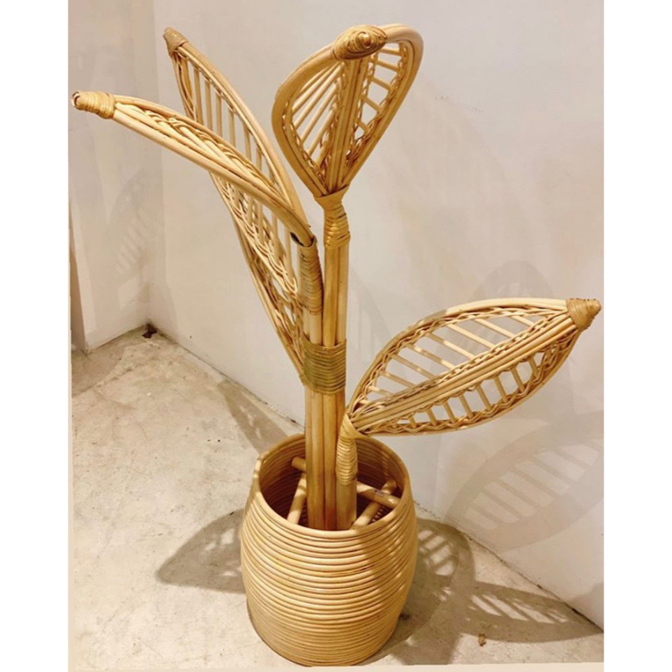 กระถางรูปต้นไม้ทำจากหวาย รุ่น เออร์แบน-Urban Rattan Tree | Shopee Thailand