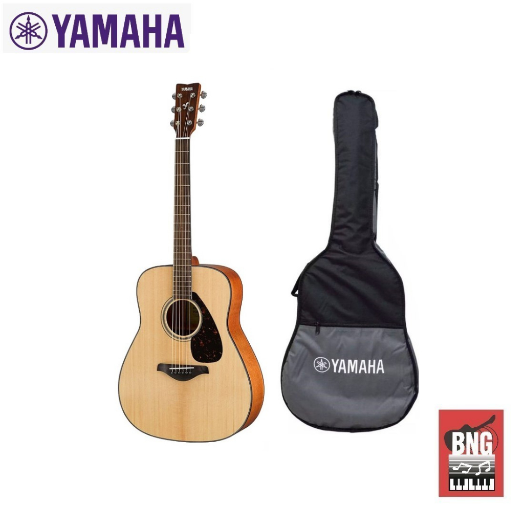 yamaha-fg800-กีต้าร์โปร่ง-acoustic-guitar-แถมกระเป๋ายามาฮ่า