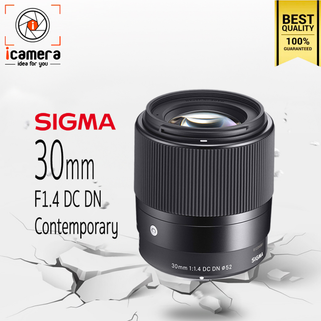 ภาพหน้าปกสินค้าSigma Lens 30 mm. F1.4 DC DN Contemporary * มิลเรอร์เลส - รับประกันร้าน icamera 1ปี จากร้าน icamera_gadgets บน Shopee