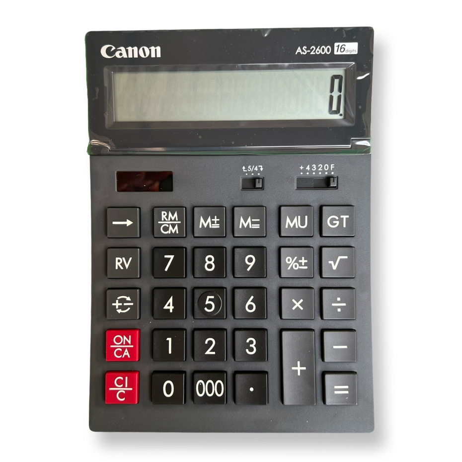 เครื่องคิดเลข-canon-as-2600-16-หลัก-canon-calculator-16-digits